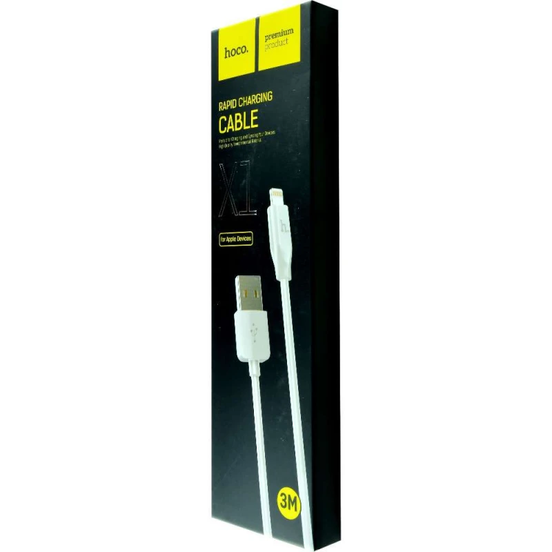

Дата кабель Hoco X1 Rapid USB to Lightning (3m)