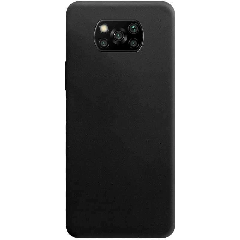 

Кольоровий силіконовий чохол на Xiaomi Poco X3 NFC / Poco X3 Pro (Чорний)