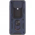 Ударопрочный чехол Serge Ring с защитой камеры для Xiaomi Redmi Note 9s / Note 9 Pro / Note 9 Pro Max – Синий. Фото 3 из 6