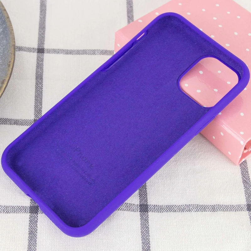 Чохол Silicone Case з закритим низом на Apple iPhone 11 Pro (5.8") – Фіолетовий / Purple. Фото 3 з 3