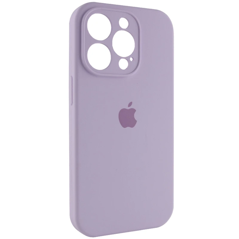 Чехол Silicone Case с защитой камеры для Apple iPhone 13 Pro (6.1") – Сиреневый / Lilac. Фото 3 из 7
