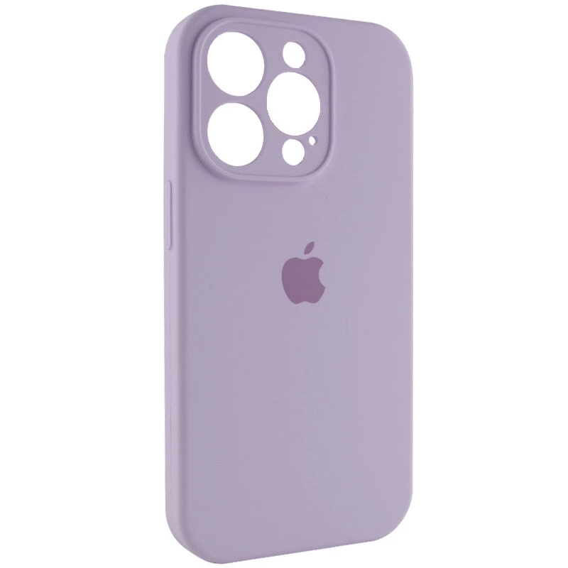 Чехол Silicone Case с защитой камеры для Apple iPhone 15 Pro Max (6.7") – Сиреневый / Lilac. Фото 2 из 6
