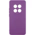 Кольоровий силіконовий чохол GETMAN із закритою камерою для Xiaomi Redmi Note 14 Pro+ 5G – Фіолетовий / Grape. Фото 1 з 1