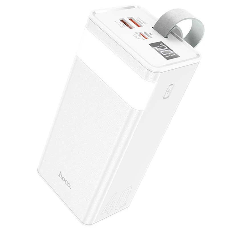 

Портативний зарядний пристрій Power Bank Hoco J86 Powermaster 22.5W 40000 mAh (Білий)