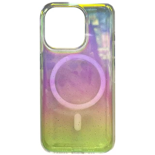 Чехол с блестками и MagSafe на Apple iPhone 16 — Chroma+Glitter
