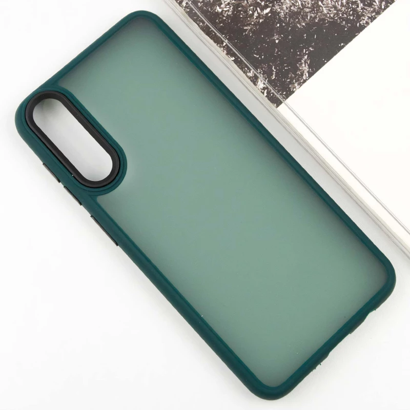 Чохол TPU+PC Lyon Frosted на Samsung Galaxy A50 (A505F) / A50s / A30s – Green. Фото 4 з 12
