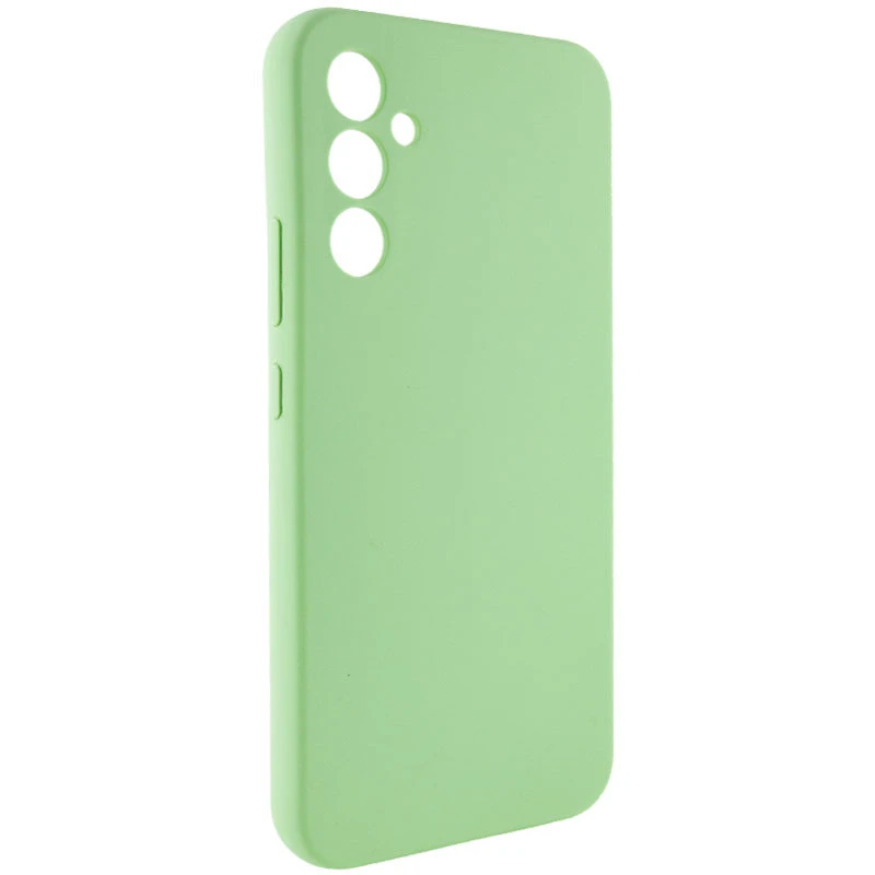 Чохол Silicone Case Lakshmi Premium із закритою камерою для Samsung Galaxy S24+ – М'ятний / Mint. Фото 3 з 10