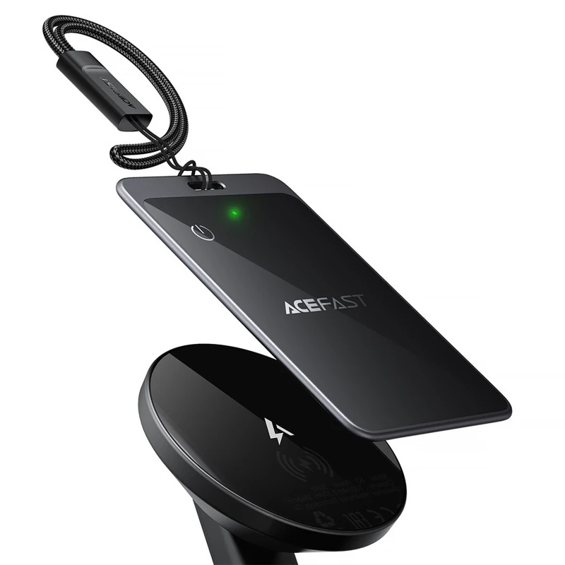 Трекер Acefast S3 Metal Card 100 mAh (2ps) – Gray. Фото 5 з 7