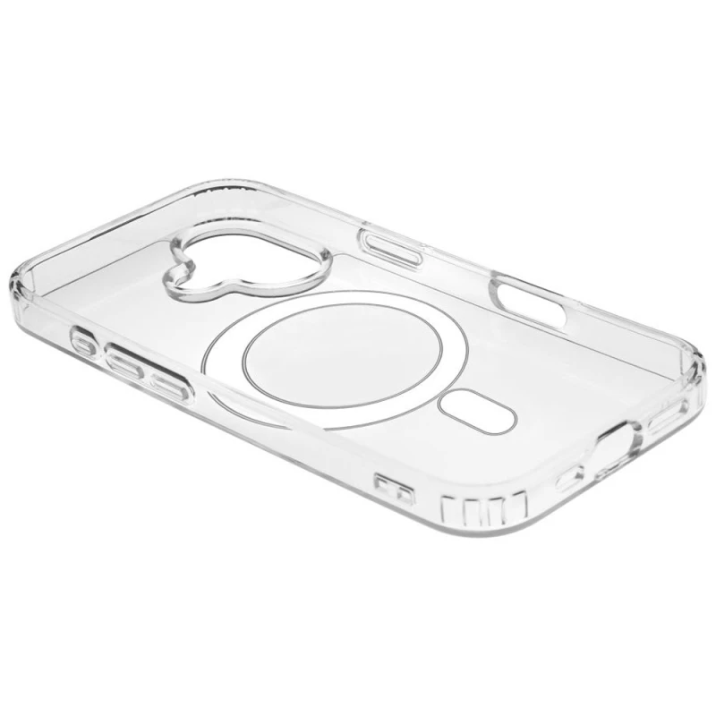 Чехол TPU Crystal Case with Magnetic Fit для Apple iPhone 16 Plus – Clear. Фото 12 из 16