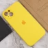 Чехол Silicone Case с защитой камеры для Apple iPhone 15 Plus (6.7") – Желтый / Yellow. Фото 8 из 14