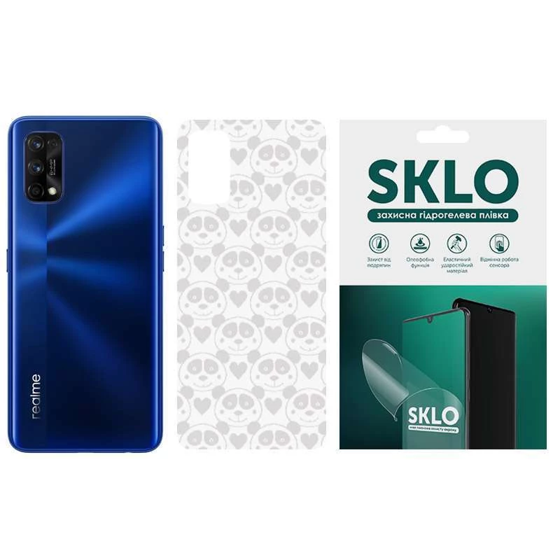 

Защитная плёнка SKLO Back Transparent на тыльную сторону для Realme 3 Pro (Прозрачный / Панды), Прозорий / панди