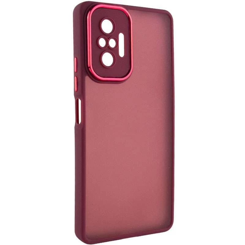 

TPU+PC чехол Accent для Xiaomi Redmi Note 10 Pro (Magenta)