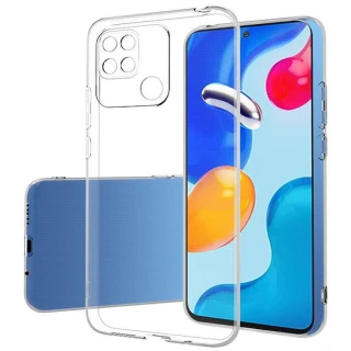 Ультратонкий силіконовий чохол 1мм на Xiaomi Redmi 10A фото 1 з 2