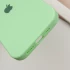 Чохол Silicone Case з закритим низом на Apple iPhone 16 – Зелений / Pistachio. Фото 8 з 9