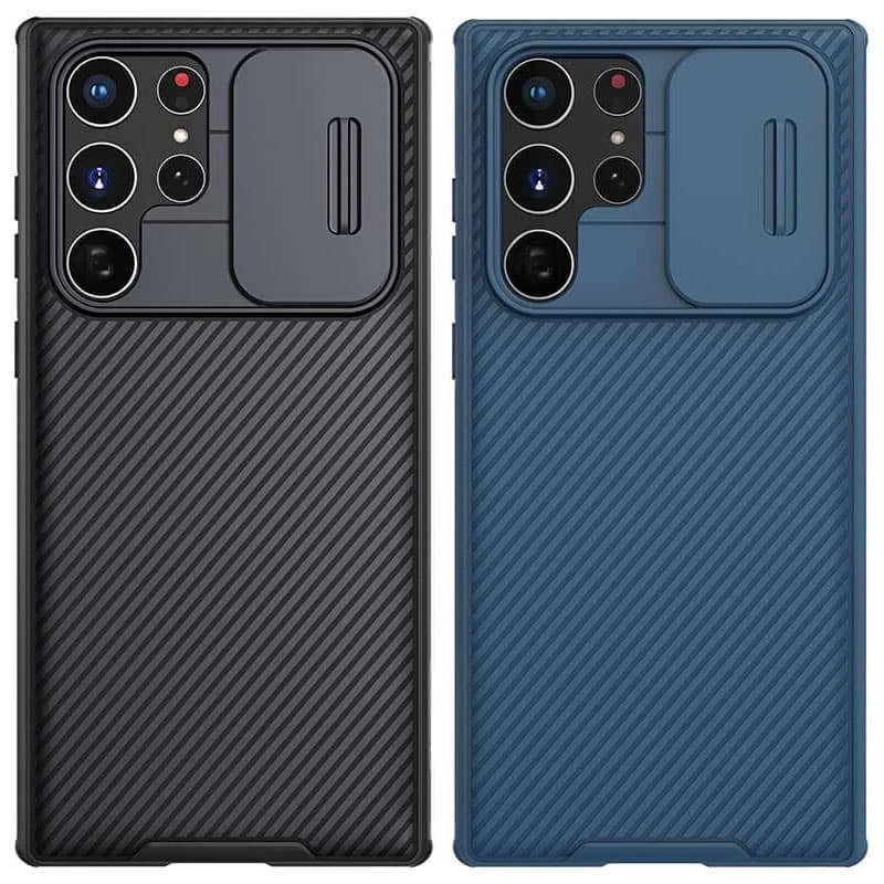 

Карбована накладка Nillkin зі шторкою для камери на Samsung Galaxy S22 Ultra