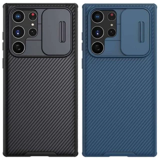Карбована накладка Nillkin зі шторкою для камери на Samsung Galaxy S22 Ultra фото 1 Карбована накладка Nillkin зі шторкою для камери на Samsung Galaxy S22 Ultra фото 1 з 1