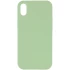 Чохол з закритим низом Silicone Case на Apple iPhone XR (6.1") – М'ятний / Mint. Фото 1 з 3