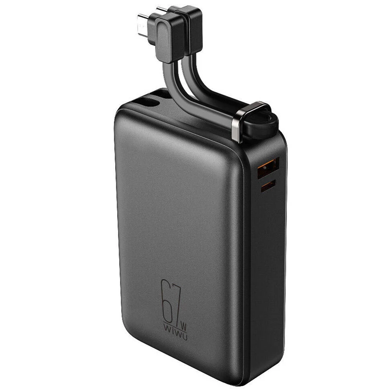 

Портативне ЗП Power Bank WIWU Wi-P012 Tank 67W 20000 mAh (Black)