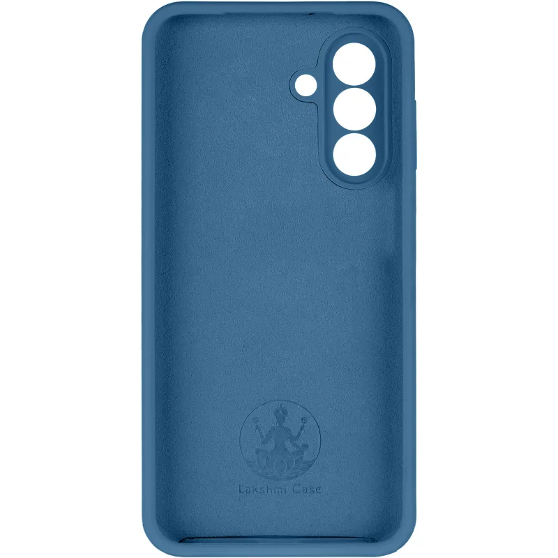 Чохол Silicone Case Lakshmi Premium із закритою камерою для Samsung Galaxy A56 5G – Синій / Denim Blue. Фото 7 з 9