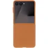 Кожаный чехол Leather Case Premium для Samsung Galaxy Z Flip7 – Brown. Фото 5 из 9