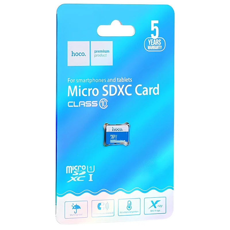 Карта пам'яті Hoco microSDHC 32GB TF high speed Card Class 10 – Blue. Фото 2 з 2