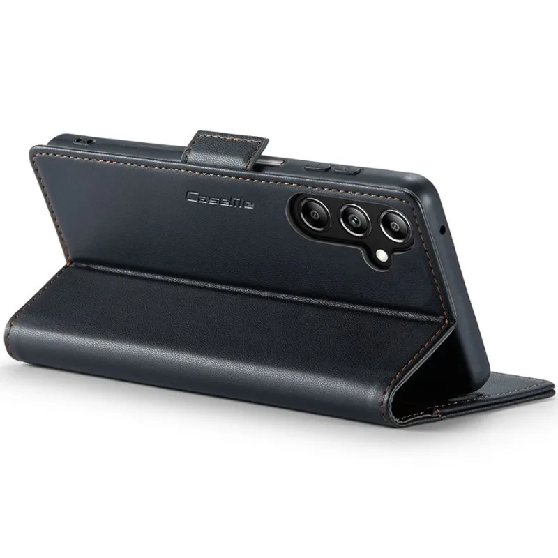 Шкіряний чохол-книжка CaseMe Nappa leather для Samsung Galaxy A36 5G – Black. Фото 6 з 6