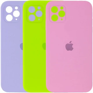 Чехол Silicone Case Square с защитой камеры для Apple iPhone 11 Pro Max (6.5") фото 1 Чехол Silicone Case Square с защитой камеры для Apple iPhone 11 Pro Max (6.5") фото 1 из 5