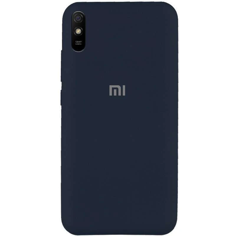 

Чохол Silicone Case з закритим низом на Xiaomi Redmi 9A (Темно-синій / Midnight blue)