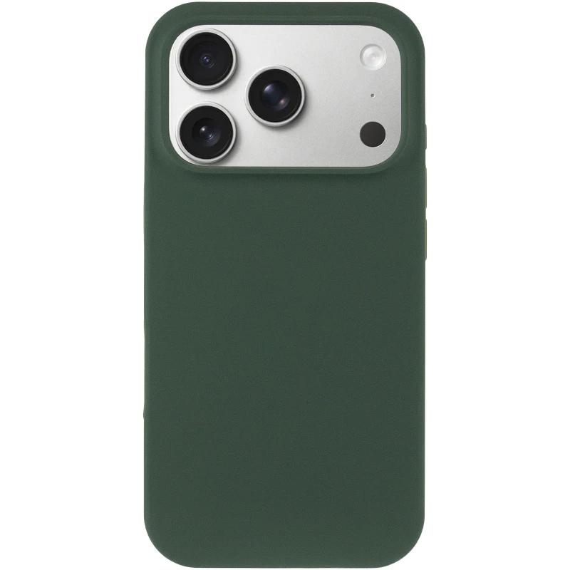 Чохол з закритим низом Silicone Case на Apple iPhone 17 Pro Max (6.9") – Зелений / Cyprus Green. Фото 4 з 8