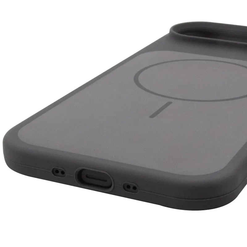 Чехол Silk Duo Color (AA) NO LOGO with Magnetic Fit для Apple iPhone 17 Air (6.5") – Gray. Фото 7 из 7