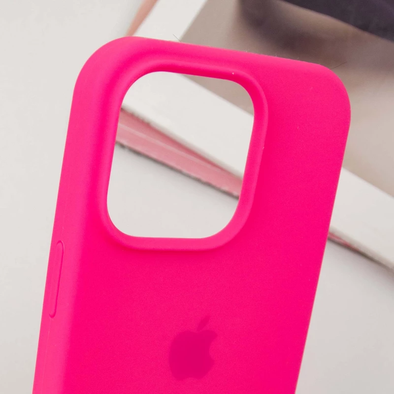 Чохол Silicone Case з закритим низом на Apple iPhone 13 Pro Max (6.7") – Рожевий / Barbie pink. Фото 6 з 10