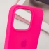 Чохол Silicone Case з закритим низом на Apple iPhone 16 Pro – Рожевий / Barbie pink. Фото 8 з 12