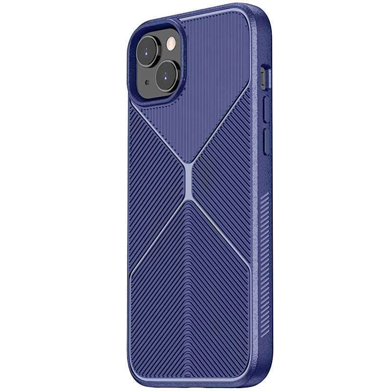 

Фактурный ТПУ чехол на Apple iPhone 13 (6.1") (Синий), Синій