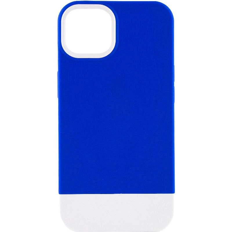 

Двухцветный чехол Bichromatic для Apple iPhone 13 (6.1") (Navy Blue / White)