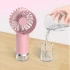 Портативний вентилятор SL610 з водяним охолодженням 500mAh – Pink. Фото 4 з 5