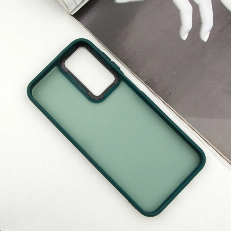 Чехол TPU+PC Lyon Frosted на Samsung Galaxy A18 – Green. Фото 3 из 6
