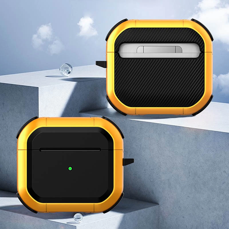 Футляр протиударний Black ed. для навушників Airpods 3 – Yellow. Фото 4 з 6