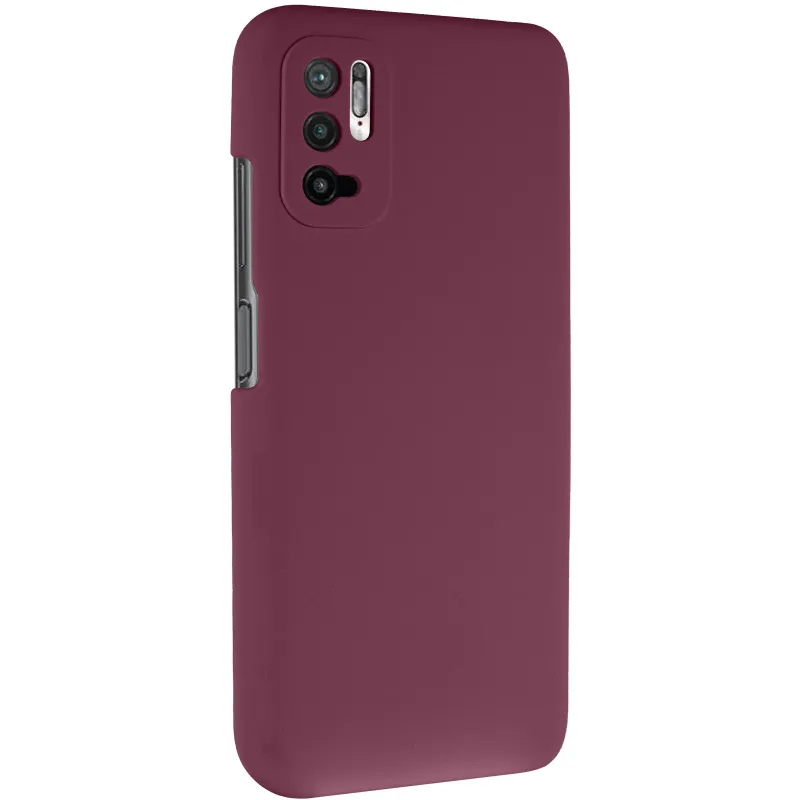 Чехол Silicone Case Lakshmi Premium з закритою камерою на Xiaomi Redmi Note 10 5G – Бордовый / Plum. Фото 2 из 6