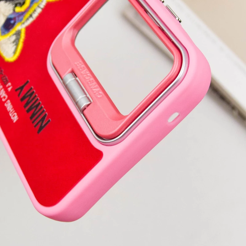 TPU+PC чехол с животными для Xiaomi Redmi 14C / Poco C75 – Pink Dog. Фото 9 из 9