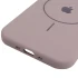 Чохол Silicone Case Full Protective (AA) V2 with MagSafe для Apple iPhone 17 (6.3") – Сірий / Lavender. Фото 10 з 11
