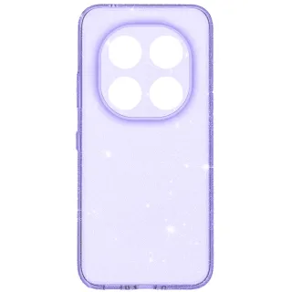 Блестящий силиконовый чехол на Xiaomi Redmi Note 15 4G/5G (EU) — Purple