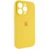 Чехол Silicone Case с защитой камеры для Apple iPhone 15 Pro (6.1") – Желтый / Yellow. Фото 3 из 11