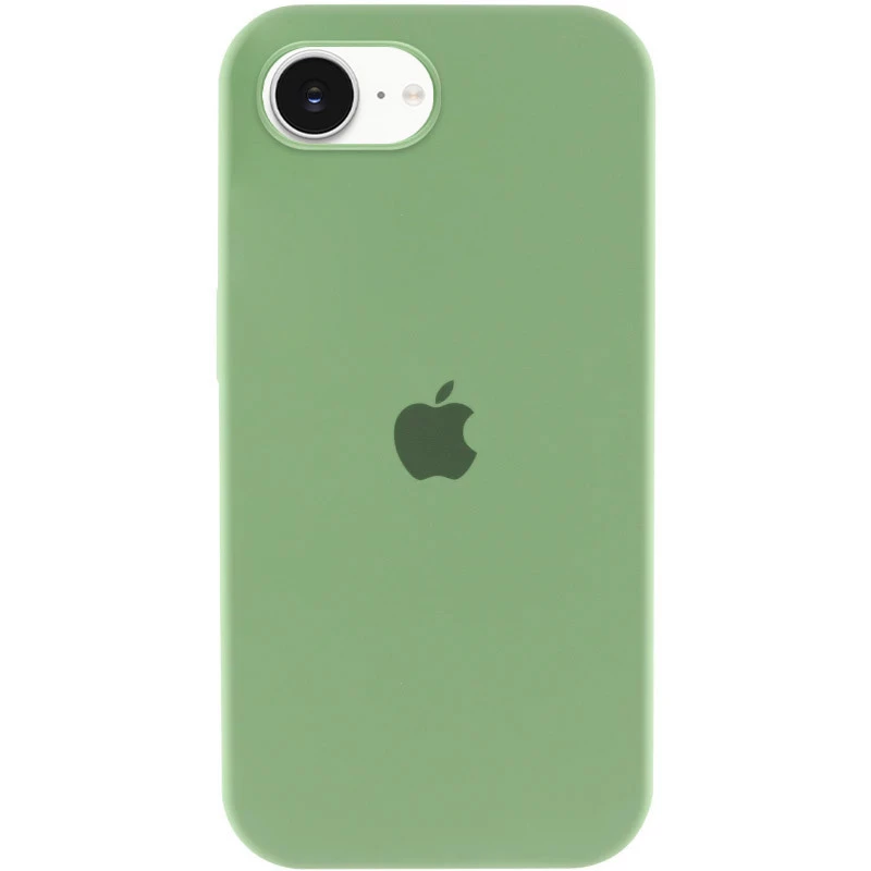 Чохол Silicone Case з закритим низом на Apple iPhone 16e (6.1") – М'ятний / Mint. Фото 2 з 6