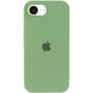 Чехол Silicone Case с закрытым низом для Apple iPhone 17e (6.1") — Мятный / Mint