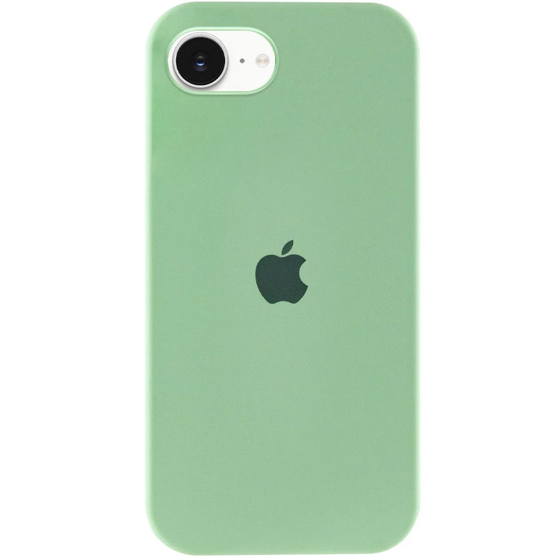 Чохол Silicone Case з закритим низом на Apple iPhone 17e (6.1") – Зелений / Pistachio. Фото 2 з 6