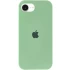 Чохол Silicone Case з закритим низом на Apple iPhone 16e (6.1") – Зелений / Pistachio. Фото 2 з 6