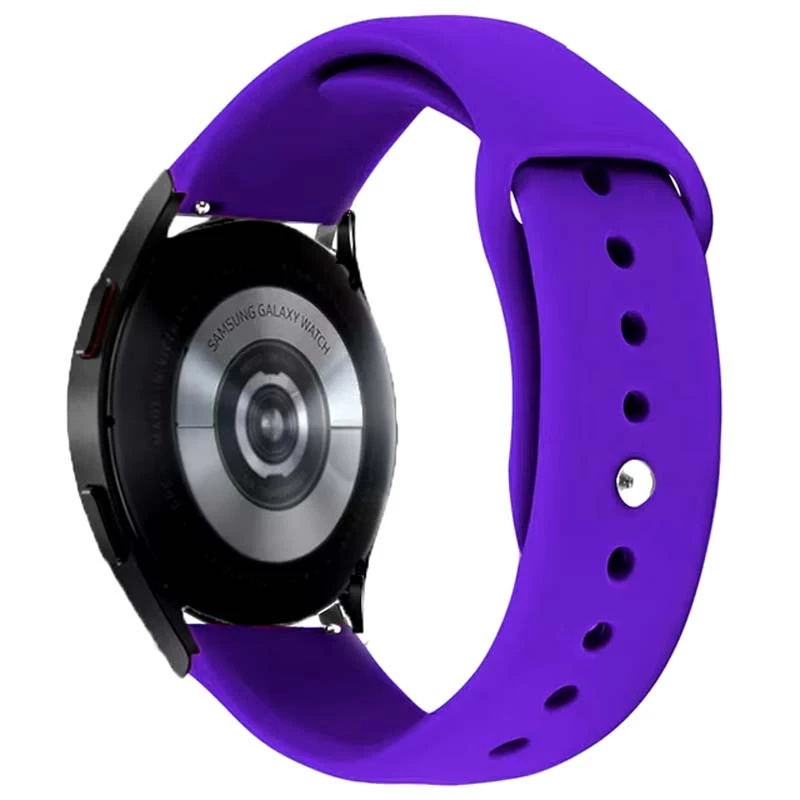 Силіконовий ремінець Sport для Smart Watch 20mm – Фіолетовий / Purple. Фото 1 з 1