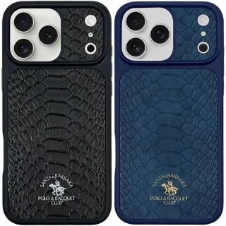 Кожаная накладка Santa Barbara Polo & Racquet Club Series Knight для Apple iPhone 17 Pro (6.3")