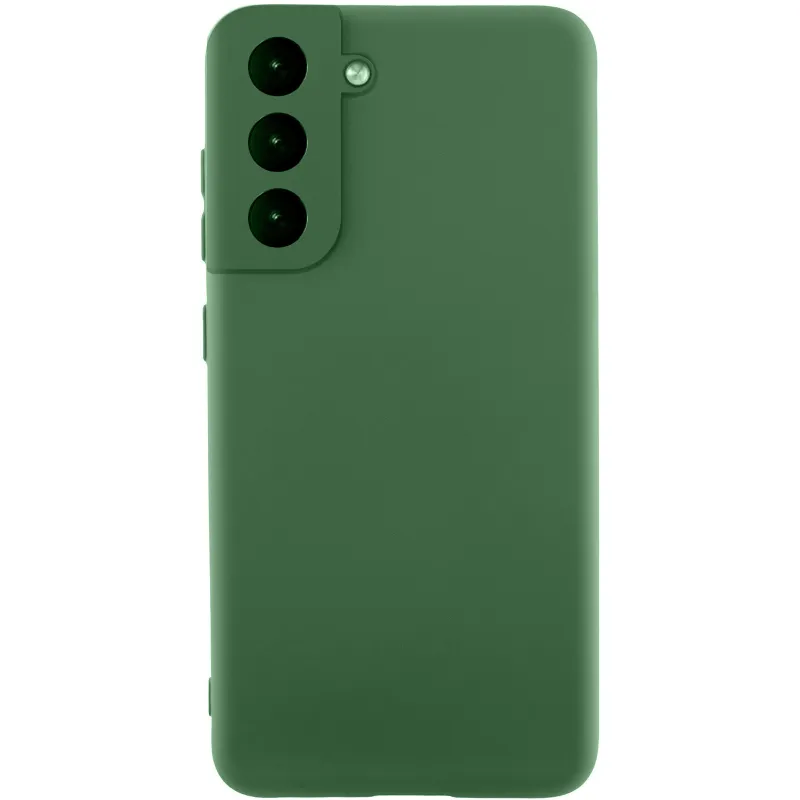 Чохол Silicone Cover Ummi Lakshmi Full Camera (AA) для Samsung Galaxy S21 FE – Зелений / Cyprus Green. Фото 1 з 1