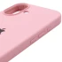 Чехол Silicone Case с закрытым низом для Apple iPhone 16 Plus – Розовый / Light pink. Фото 5 из 14